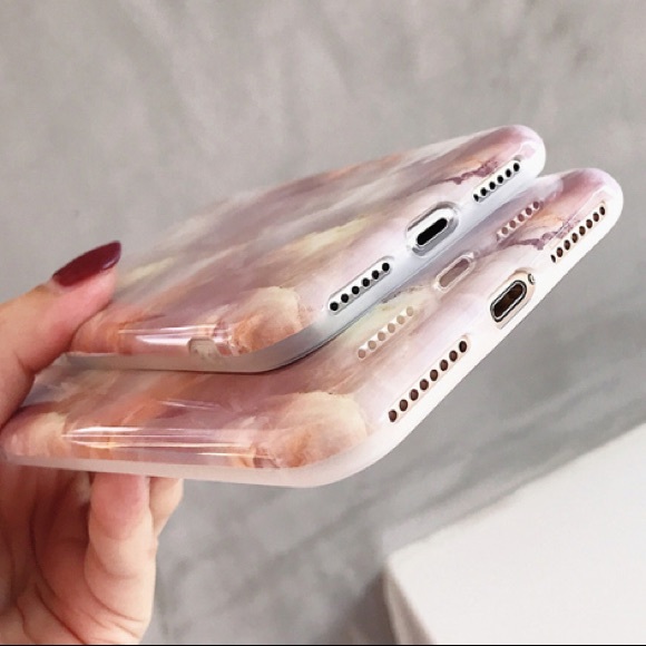 FINAL SALE iPhone XR/XS MAX Case Pink Stone Marble - Picture 6 of 7